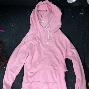 Pink hoodie